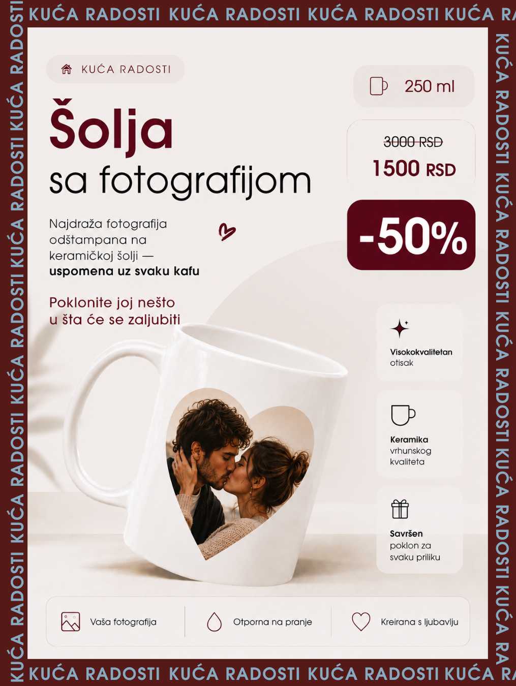 Šolja sa fotografijom